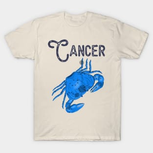 Cancer ))(( Astrological Sign Zodiac Constellation Design T-Shirt